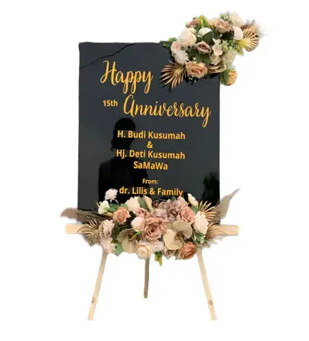 Papan Bunga Akrilik Cebongan