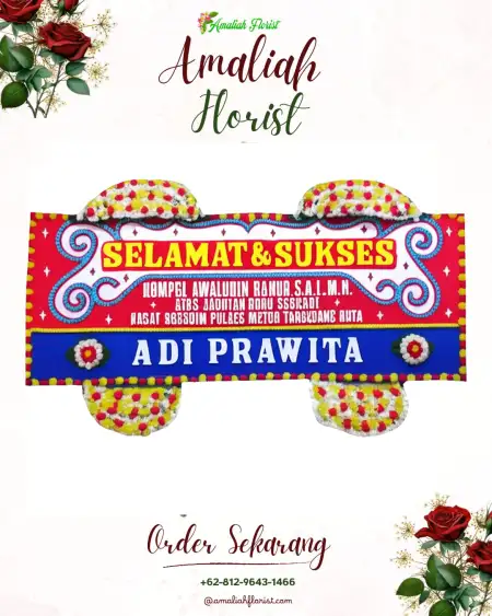 Papan Bunga Ucapan Selamat Cebongan